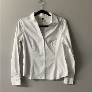 XS ANNE KLEIN NON IRON WOMENS BLOUSE
